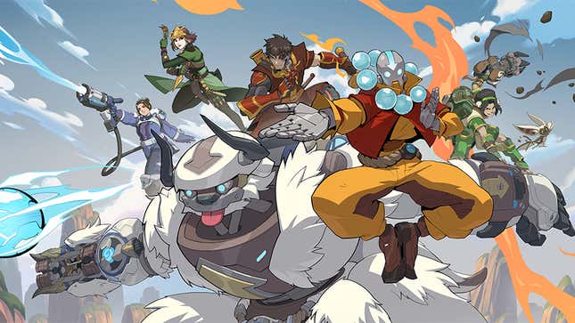 Mei, Kiriko, Orisa, Genji, Zenyatta and Venture in their Avatar skins